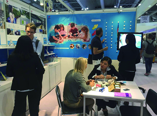 創(chuàng)新微攜帶S1溫濕度傳感器亮相環(huán)球資源電子展